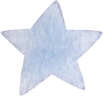 Hand drawn watercolor star